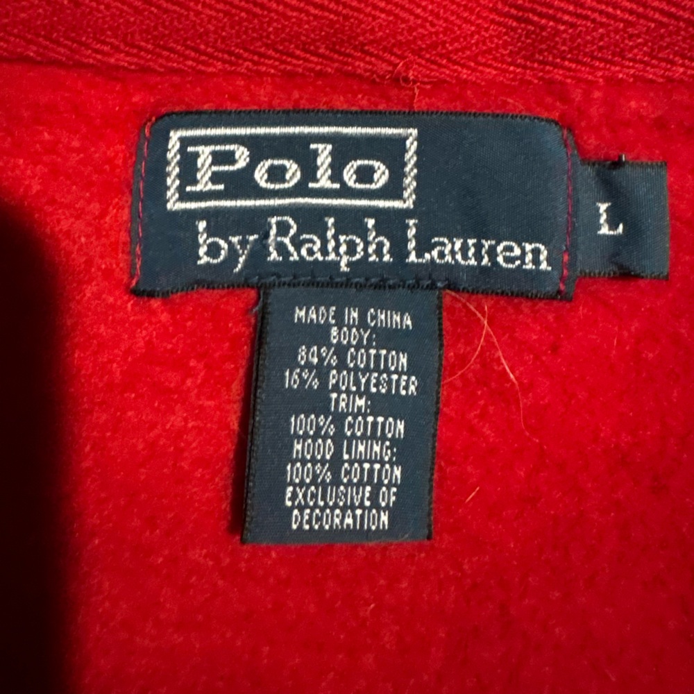 Polo Ralph Lauren full zip hoodie size Large - Picture 3 of 4